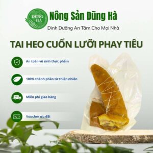 Tai heo cuốn lưỡi phay tiêu
