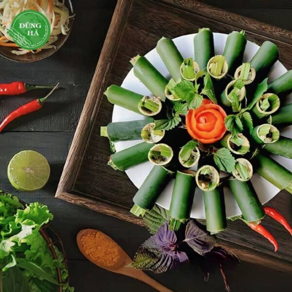 Chả ốc nhồi ống lam