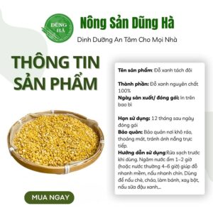 Đỗ xanh tách đôi