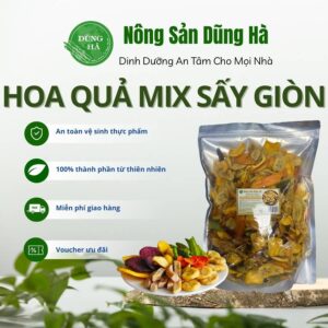 Hoa quả mix sấy giòn