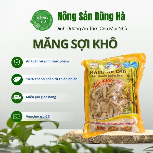 Măng sợi khô