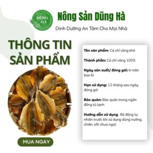Cá chỉ vàng khô