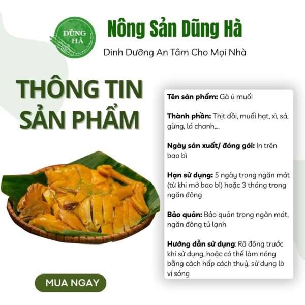 Gà Ủ Muối