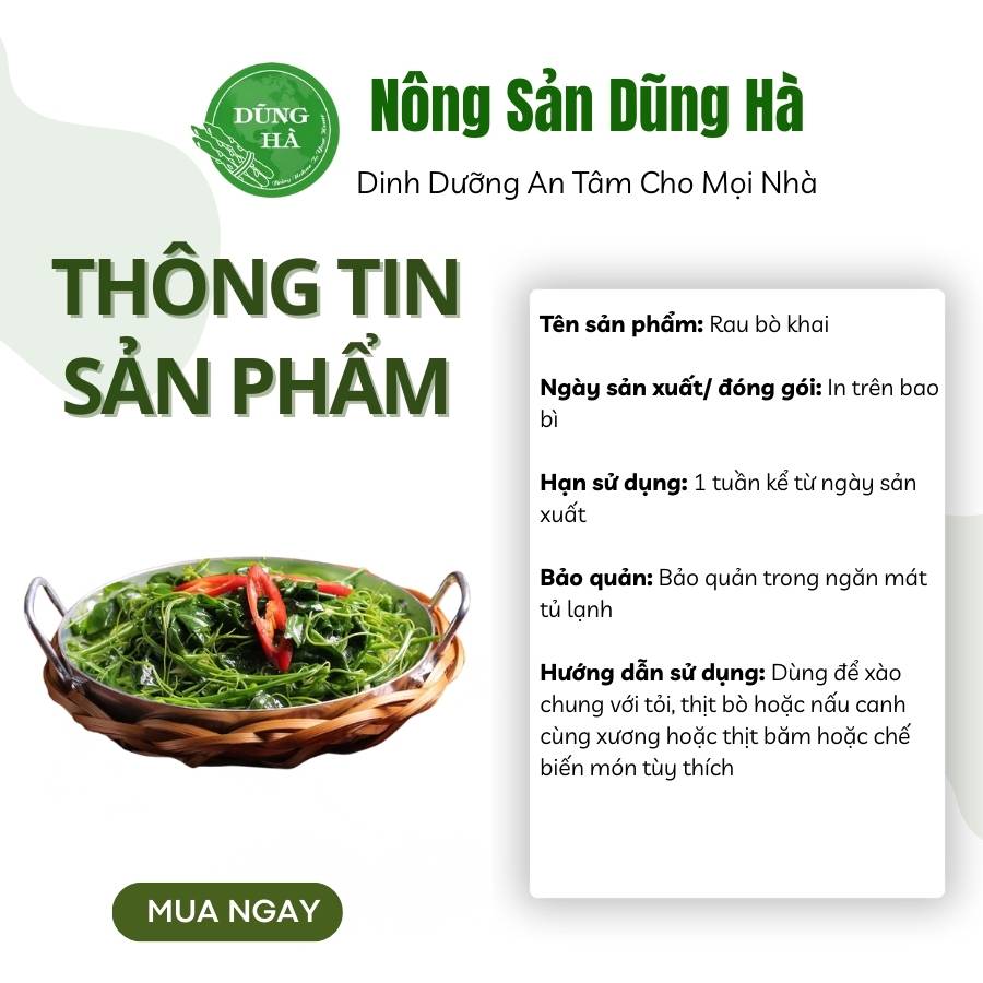 Rau bò khai