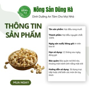 Hạt điều rang muối