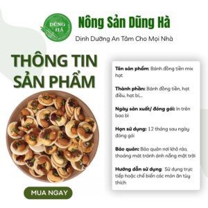 Bánh đồng tiền mix hạt
