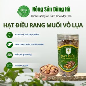 Hạt điều rang muối vỏ lụa