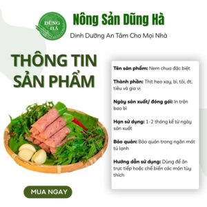 Nem chua đặc biệt