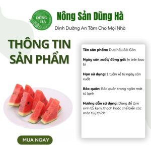 Dưa hấu sài gòn
