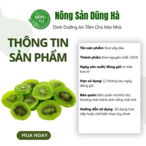 Kiwi sấy dẻo