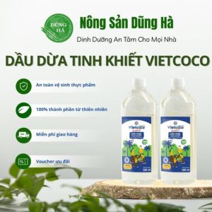 Dầu dừa tinh khiết vietcoco