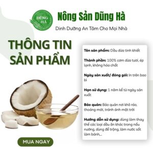 Dầu dừa tinh khiết vietcoco