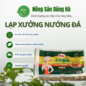 Lạp xưởng nướng đá