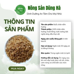 Ruốc chân nấm hương