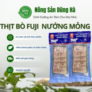 Thịt bò fuji nướng mỏng