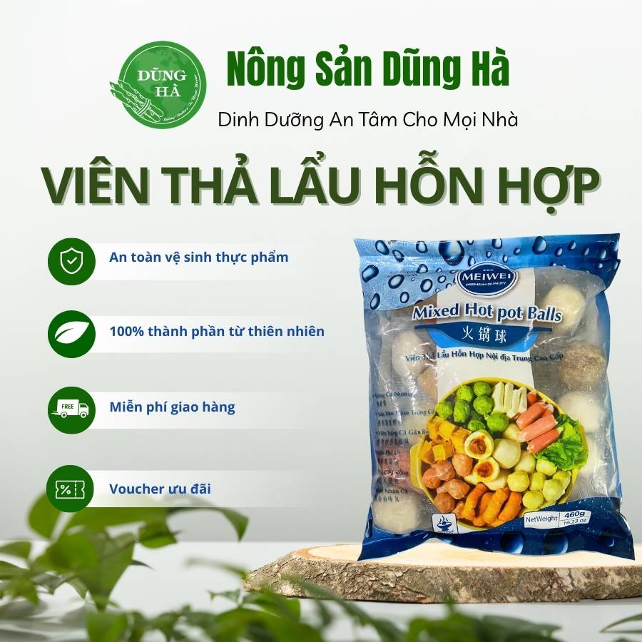 Viên Thả Lẩu Hỗn Hợp