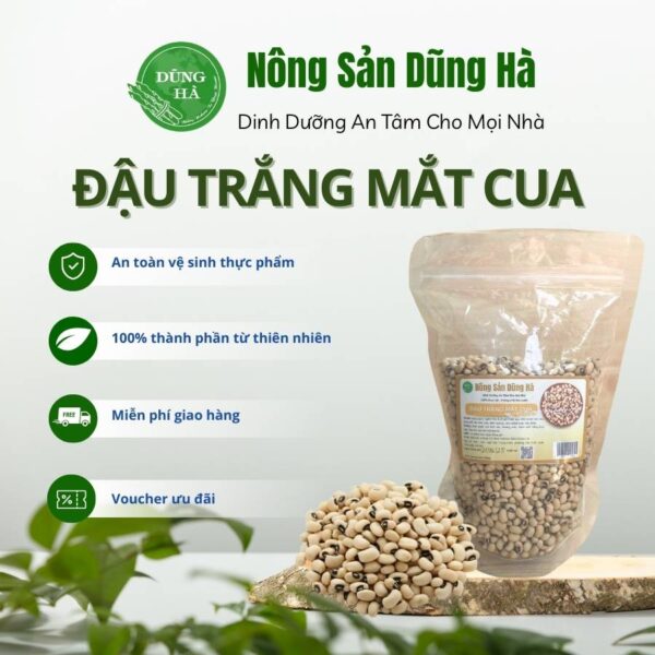 Hạt đậu trắng mắt cua