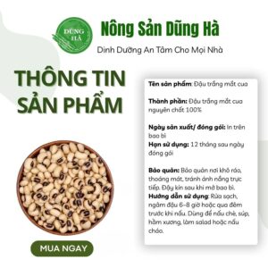 Hạt đậu trắng mắt cua