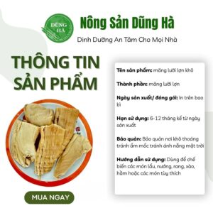 Măng lưỡi lợn khô