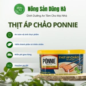Thịt áp chảo ponnie