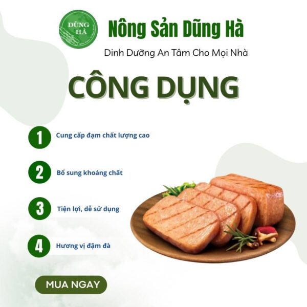 Thịt áp chảo ponnie