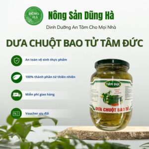 Dưa chuột bao tử tâm đức