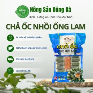 Chả ốc nhồi ống lam