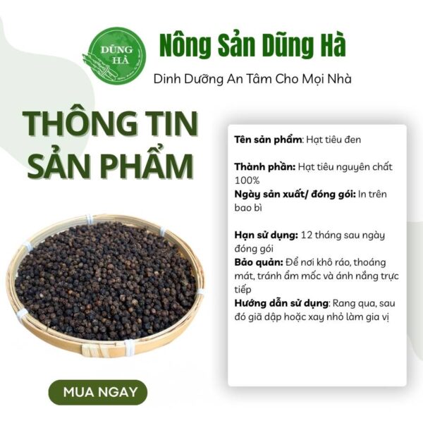 hạt tiêu đen