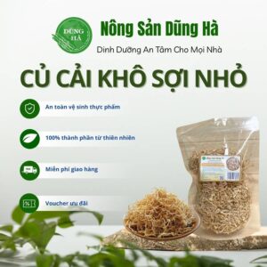 củ cải khô sợi nhỏ