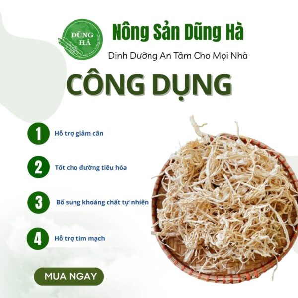 củ cải khô sợi nhỏ