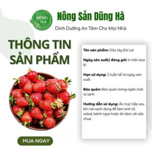 Dâu tây đà lạt