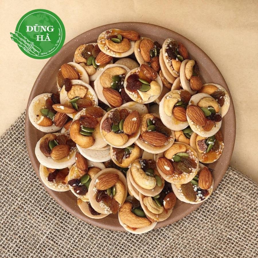 Bánh đồng tiền mix hạt