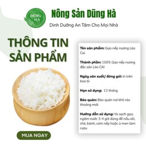Gạo nếp cái hoa vàng