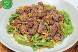 Nộm rau tiến vua thịt bò – Món ngon thanh mát, đậm vị truyền thống Việt